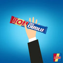 Rom Cel Dublu - baton de ciocolata - Delumani - Magazin Romanesc