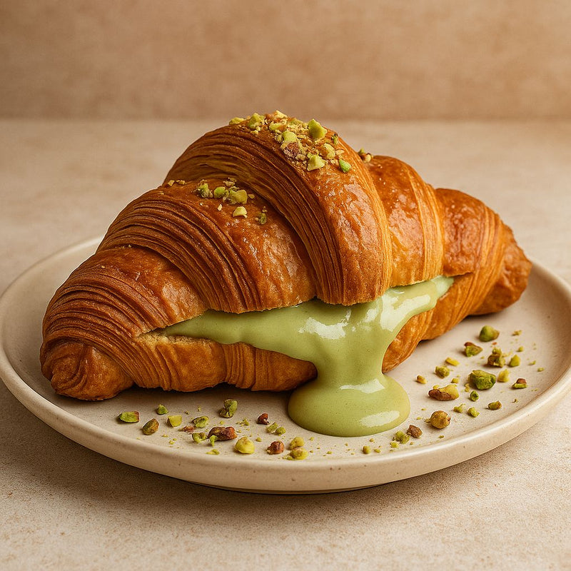 Croissant cu fistic - Cea mai delicioasa reteta simpla si rapida