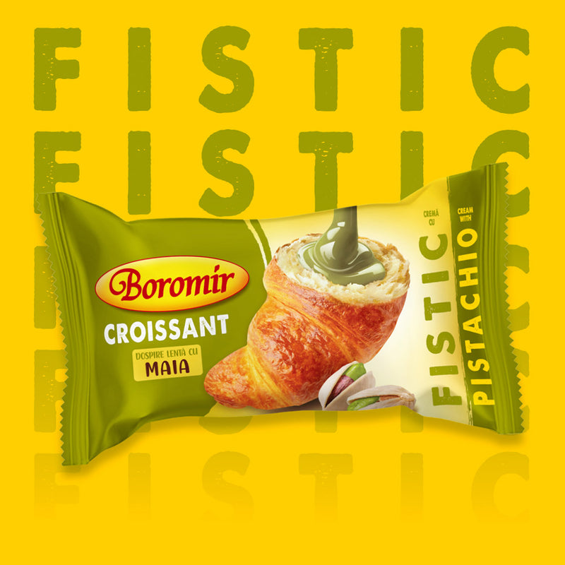 Croissant crema cu fistic Boromir