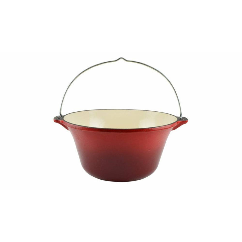 Ceaun de fonta smaltuit cu trepied 7.2 l - Delumani - Magazin Online Romanesc 