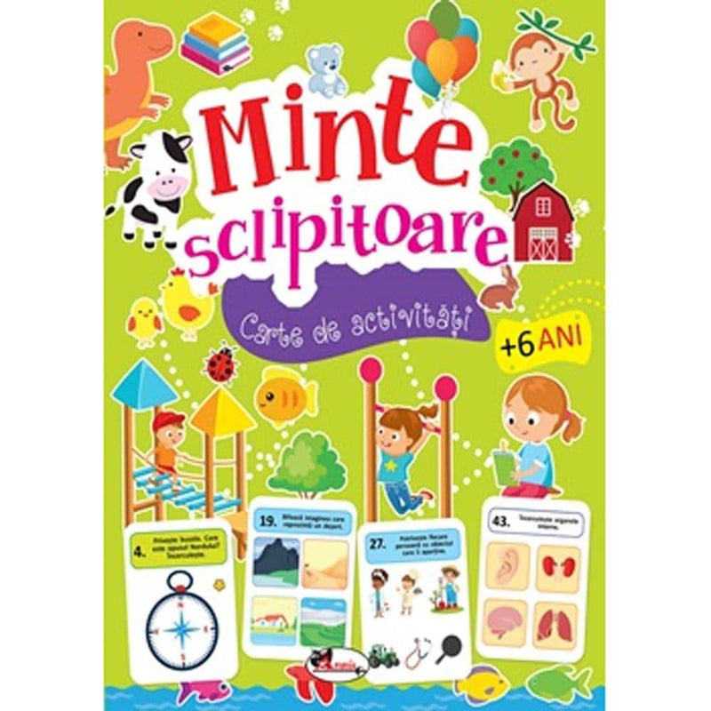 Minte sclipitoare. Carte de activitati +6 ani - Dreamland Publications - Delumani - Magazin Romanesc 
